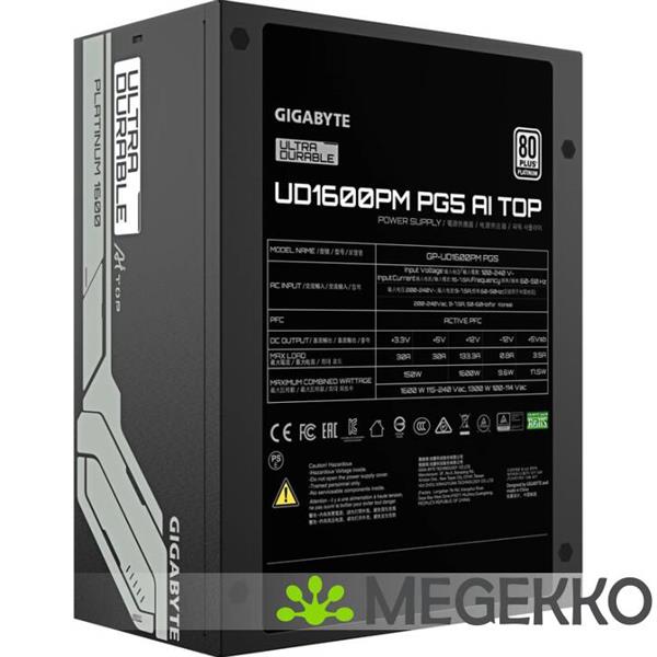 Grote foto gigabyte psu ud1600pm pg5 ai top computers en software overige