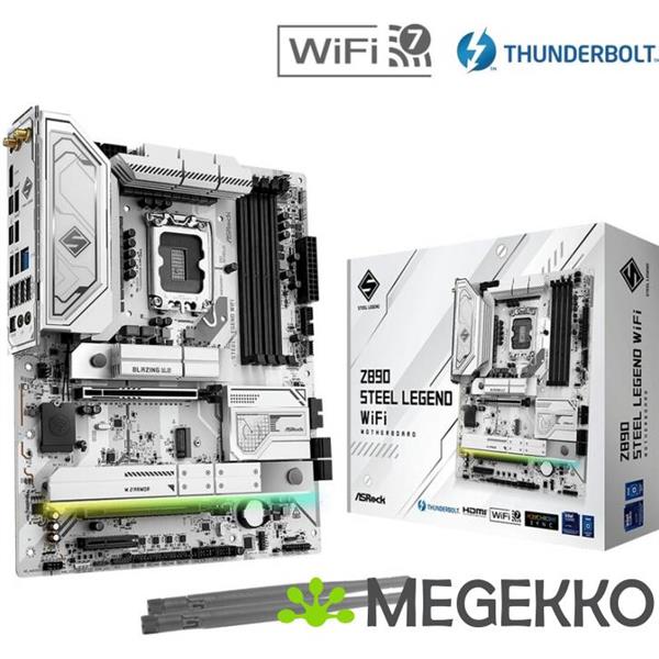 Grote foto asrock z890 steel legend wifi computers en software moederborden