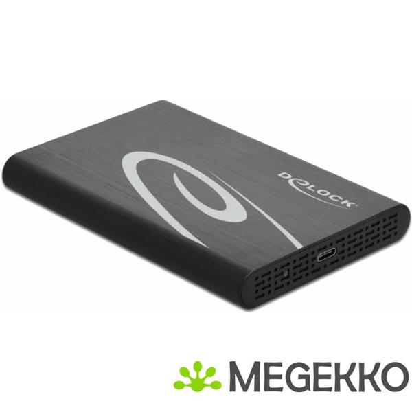 Grote foto delock 42610 externe behuizing voor 2 5 sata hdd ssd met superspeed usb 10 gbps usb 3.1 gen 2 computers en software behuizingen en kasten