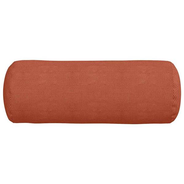 Grote foto vidaxl bolster kussens 2 stuks rood oranje 25 x 70 cm cordstof huis en inrichting woningdecoratie