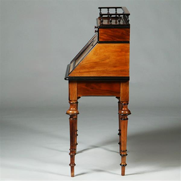 Grote foto noten met wildnoten willem iii secretaire met zwarte accenten ca 1875 no.360410 antiek en kunst overige in antiek gebruiksvoorwerpen