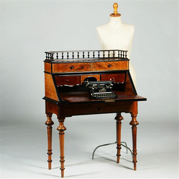 Grote foto noten met wildnoten willem iii secretaire met zwarte accenten ca 1875 no.360410 antiek en kunst overige in antiek gebruiksvoorwerpen