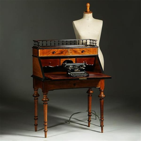 Grote foto noten met wildnoten willem iii secretaire met zwarte accenten ca 1875 no.360410 antiek en kunst overige in antiek gebruiksvoorwerpen