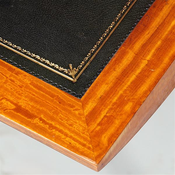 Grote foto satijnhouten damesbureau met inktpotjes en zeer fraai ingelegd ca 1890 no.360420 antiek en kunst overige in antiek gebruiksvoorwerpen