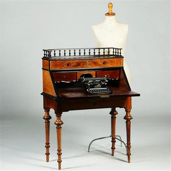 Grote foto noten met wildnoten willem iii secretaire met zwarte accenten ca 1875 no.360410 antiek en kunst overige in antiek gebruiksvoorwerpen