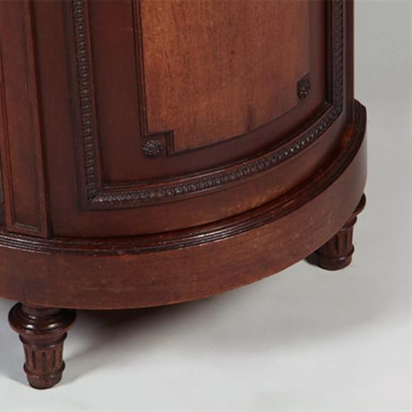 Grote foto niervormig klein bureau met opstand en ingelegd met zwart leer ca 1885 no.351920 antiek en kunst overige in antiek gebruiksvoorwerpen