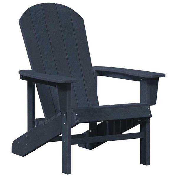Grote foto vidaxl adirondack stoel marineblauw 82 x 74 x 92 cm hdpe tuin en terras tuinmeubelen