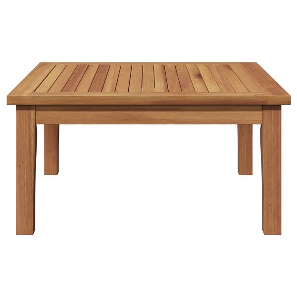 Grote foto vidaxl tuinstafel bruin massief teakhout tuin en terras tuinmeubelen