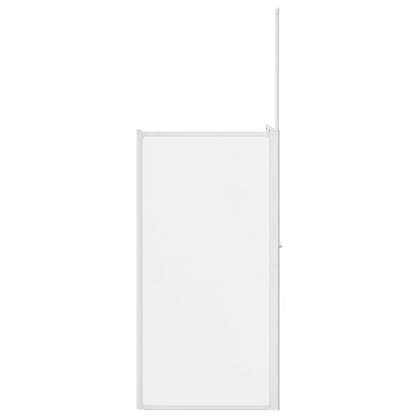 Grote foto vidaxl bad scheidingswand mat 120 x 70 x 137 cm aluminium pp paneel doe het zelf en verbouw sanitair