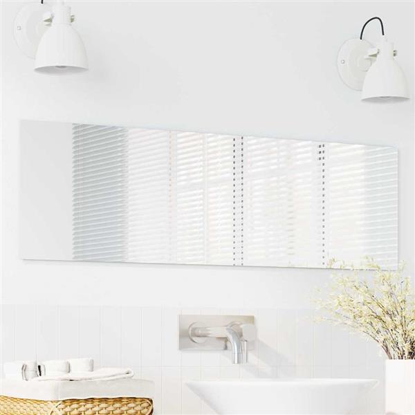 Grote foto vidaxl wandspiegel rechthoekig 30 x 100 cm gehard glas antiek en kunst spiegels