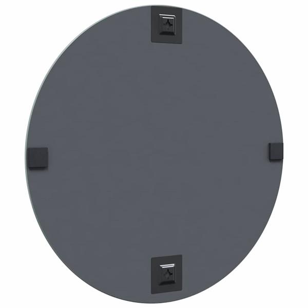 Grote foto vidaxl wandspiegel rond 50 cm gehard glas antiek en kunst spiegels