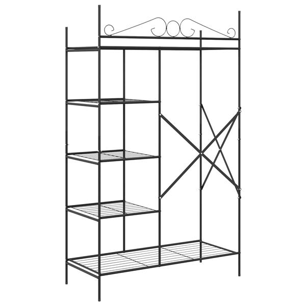 Grote foto vidaxl open kledingkast met plank met opslag huis en inrichting overige