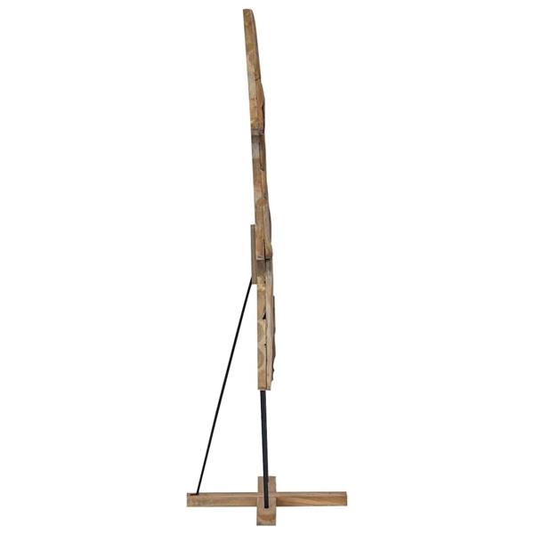 Grote foto vidaxl kerstboom met standaard bruin 180 cm massief teakhout diversen overige diversen