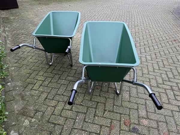 Grote foto kruiwagen 1 of 2 wielen antilek band stuntprijs dieren en toebehoren toebehoren