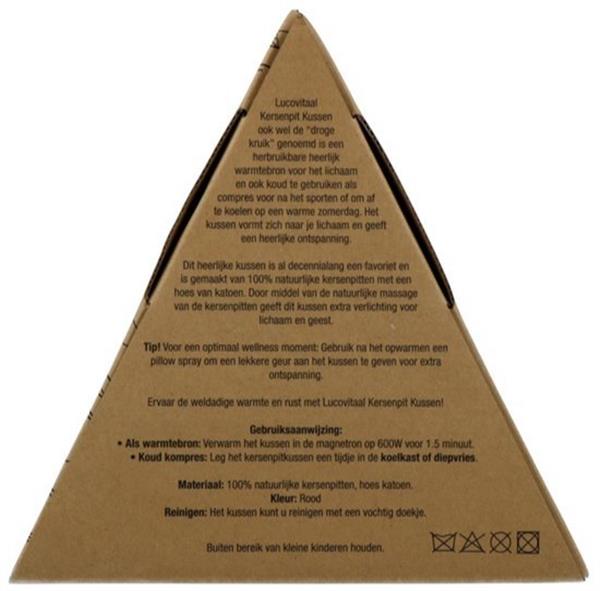 Grote foto lucovitaal kersenpit kussen langwerpig doe het zelf en verbouw gereedschappen en machines