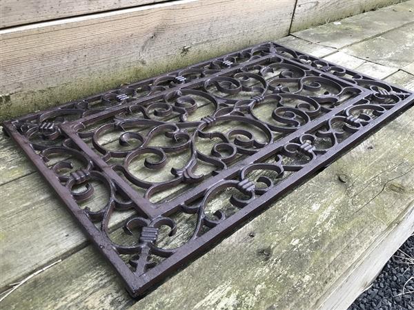 Grote foto sierlijke deurmat gemaakt van gietijzer huis en inrichting woningdecoratie