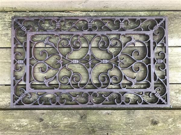 Grote foto sierlijke deurmat gemaakt van gietijzer huis en inrichting woningdecoratie