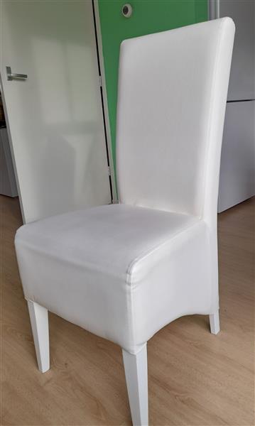 Grote foto mooie witte tafel met glazen bovenblad huis en inrichting eettafels