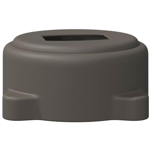 Grote foto vidaxl parasolvoet zilver 23 x 14 x 6 cm tuin en terras overige tuin en terras