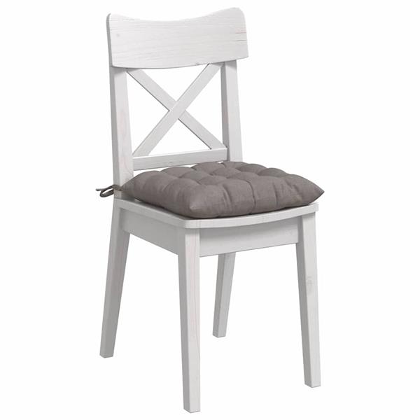 Grote foto vidaxl zitkussens 2 pcs taupe 40 x 40 x 6 cm stof huis en inrichting woningdecoratie