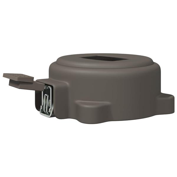 Grote foto vidaxl parasolvoet zilver 23 x 14 x 6 cm tuin en terras overige tuin en terras