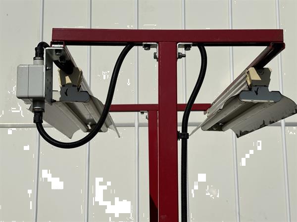 Grote foto taks dubbele werktafel met 2 weegschalen agrarisch tuinbouw