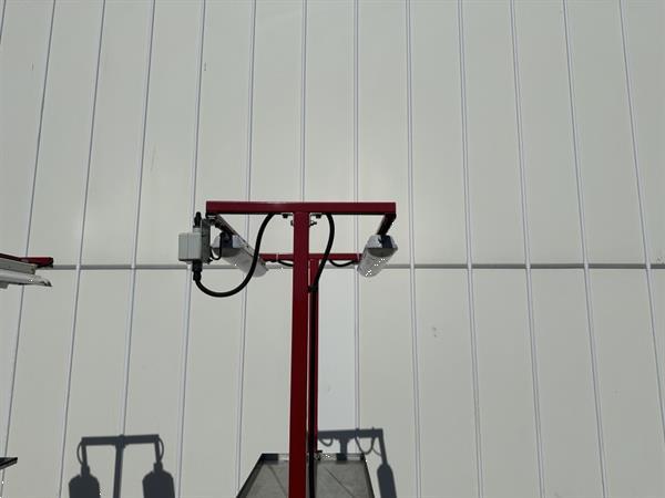 Grote foto taks dubbele werktafel met 2 weegschalen agrarisch tuinbouw