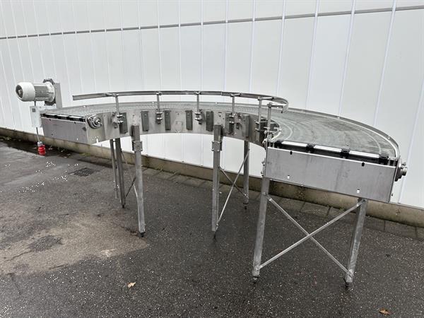 Grote foto transnorm bochtband 180 met pp modulaire band agrarisch transportbanden