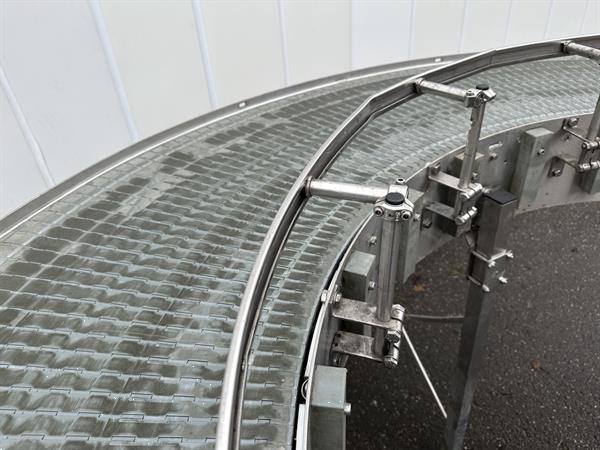 Grote foto transnorm bochtband 180 met pp modulaire band agrarisch transportbanden