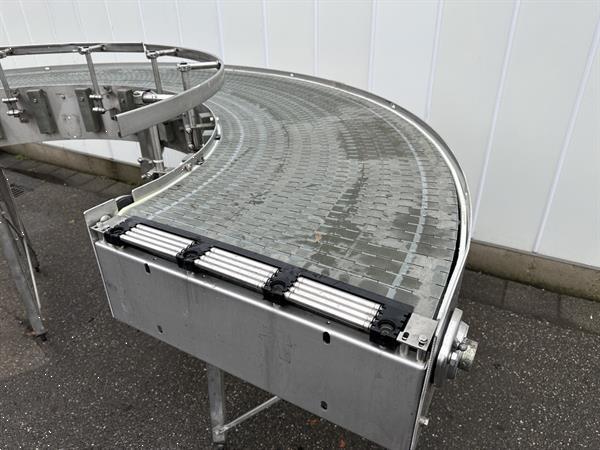 Grote foto transnorm bochtband 180 met pp modulaire band agrarisch transportbanden