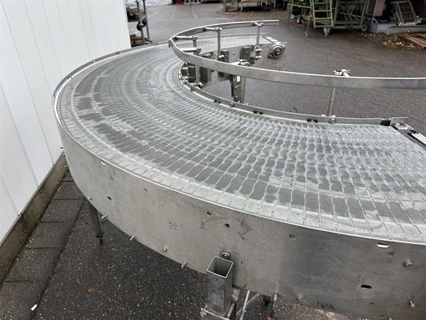 Grote foto transnorm bochtband 180 met pp modulaire band agrarisch transportbanden