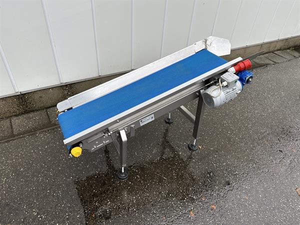 Grote foto transportband roestvrij staal 120 x 30 cm agrarisch transportbanden