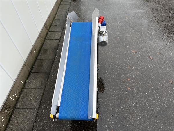 Grote foto transportband roestvrij staal 120 x 30 cm agrarisch transportbanden