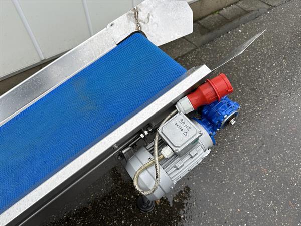 Grote foto transportband roestvrij staal 120 x 30 cm agrarisch transportbanden