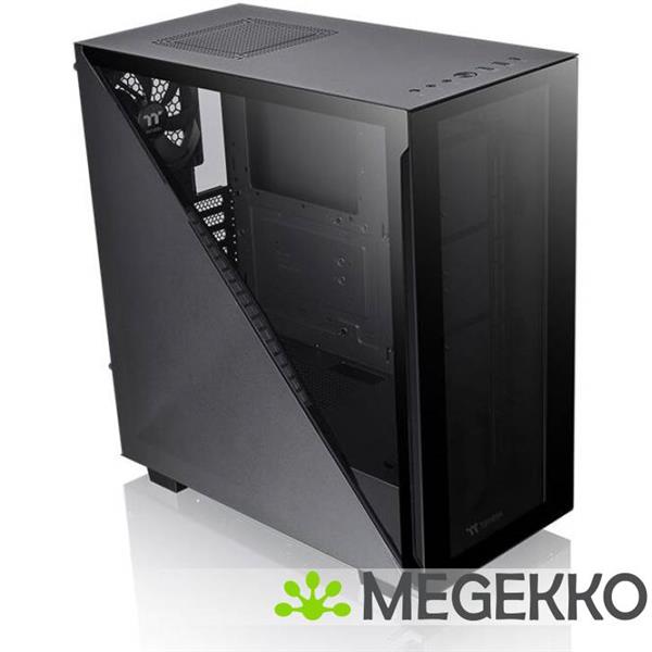 Grote foto thermaltake divider 300 tg midi tower zwart computers en software behuizingen en kasten