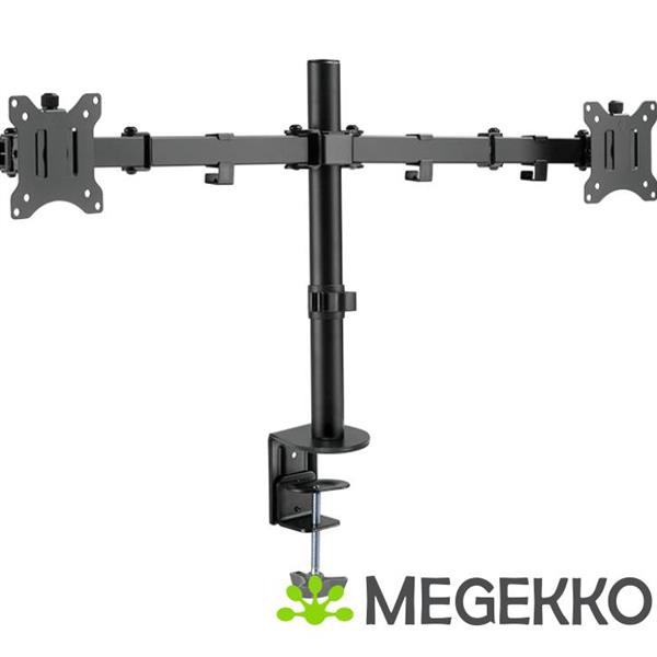 Grote foto logilink bp0098 monitorarm 2x32 computers en software overige computers en software