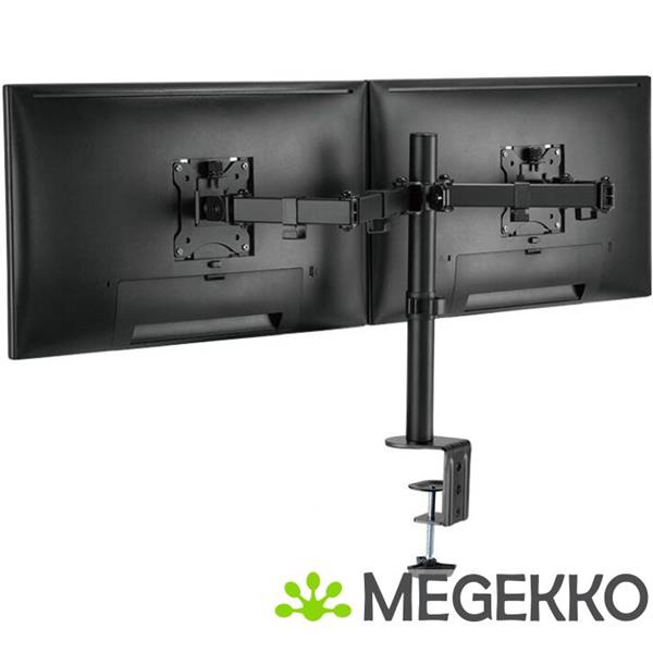 Grote foto logilink bp0098 monitorarm 2x32 computers en software overige computers en software