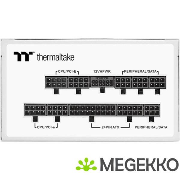 Grote foto thermaltake toughpower gf3 snow 1200w tt premium edition power supply unit wit computers en software overige