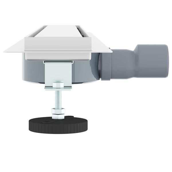 Grote foto vidaxl doucheafvoer 2 in 1 met 360 sifon zilver 70 cm doe het zelf en verbouw sanitair