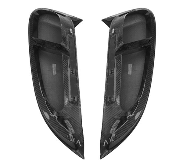 Grote foto dit betreft een porsche 718 cayman boxster carbon lucht scoop zijkant auto onderdelen tuning en styling