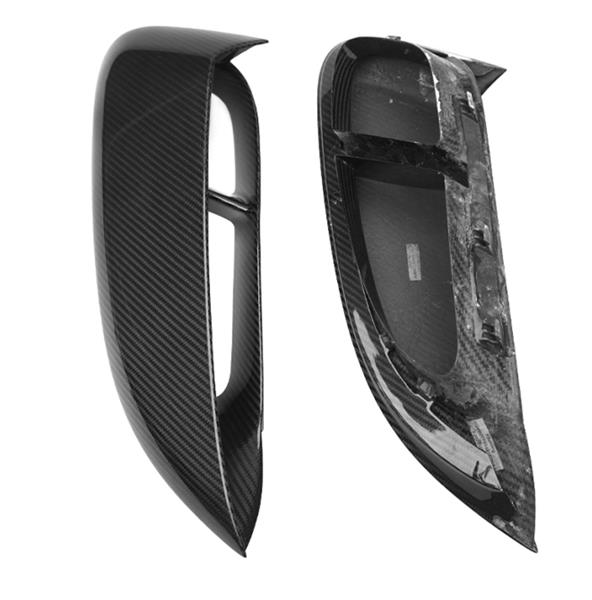 Grote foto dit betreft een porsche 718 cayman boxster carbon lucht scoop zijkant auto onderdelen tuning en styling