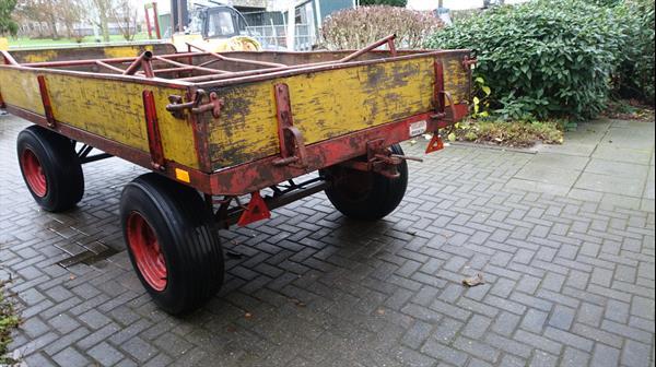 Grote foto miedema bt30 schamelwagen met originele hooirekken agrarisch aanhangwagens