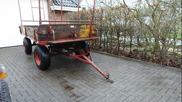 Grote foto miedema bt30 schamelwagen met originele hooirekken agrarisch aanhangwagens