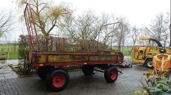 Grote foto miedema bt30 schamelwagen met originele hooirekken agrarisch aanhangwagens