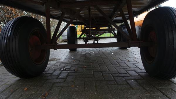 Grote foto miedema bt30 schamelwagen met originele hooirekken agrarisch aanhangwagens