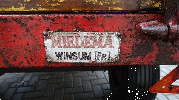 Grote foto miedema bt30 schamelwagen met originele hooirekken agrarisch aanhangwagens