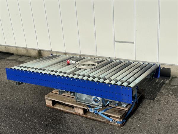 Grote foto budde aangedreven rollenbaan 200 x 100 cm agrarisch transportbanden