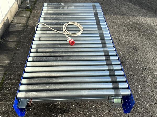 Grote foto budde aangedreven rollenbaan 200 x 100 cm agrarisch transportbanden