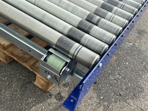Grote foto budde aangedreven rollenbaan 145 x 145 cm agrarisch transportbanden