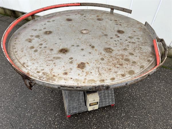Grote foto rvs draaitafel 125 cm agrarisch tuinbouw